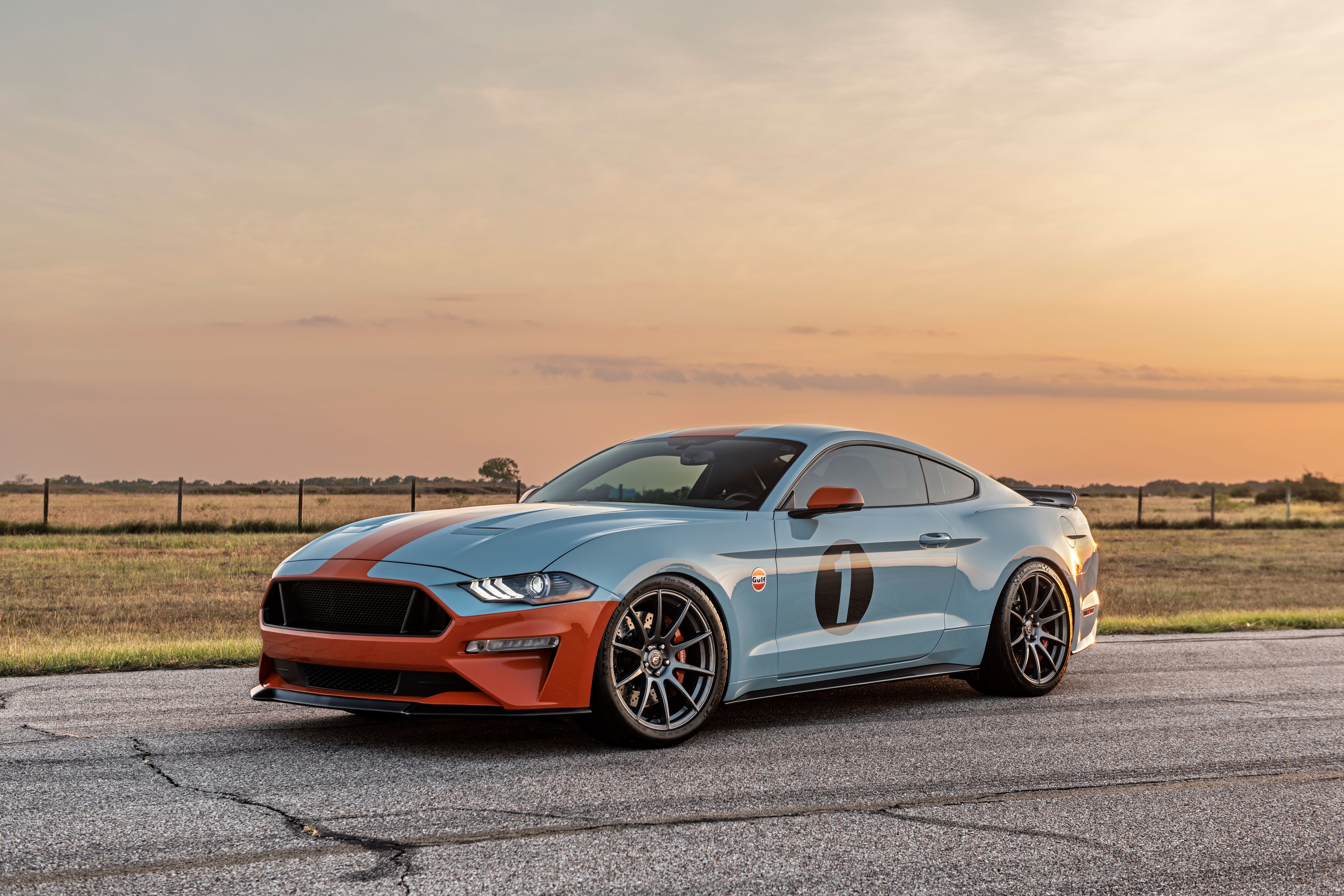 Reddick Brown Ford Gulf Heritage Edition Mustang